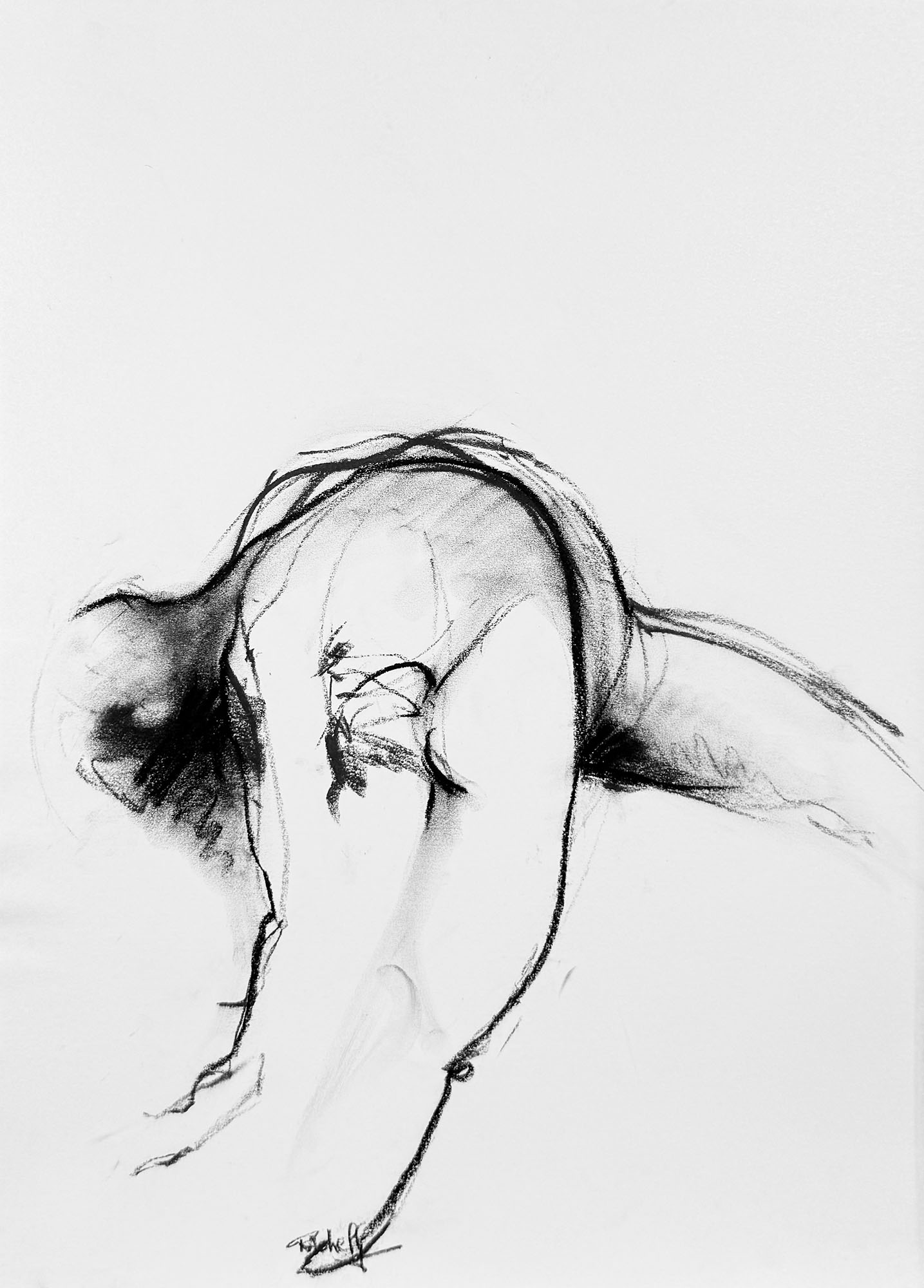 Craie noire XXXIV - Craie noire - Rachel Gerin